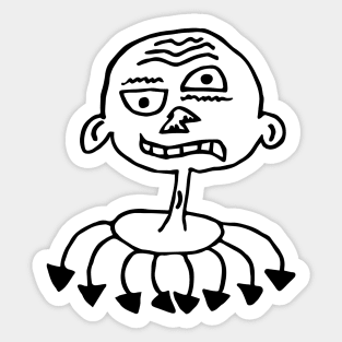 Otto The Ostensibly Awful Proctologist Sticker